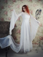 Офелия (Insomnia Dress). Цена проката: 1800₽; эпоха: Фэнтези; цвет: Белый;