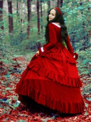 Белоснежка (Insomnia Dress). Цена проката: 2000₽; эпоха: Фэнтези; цвет: Красный; размер: 40-44